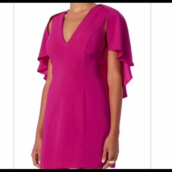 STUNNING Intermix Cape Dress - Picture 3 of 8